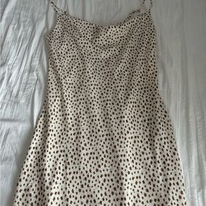 Molly Green floral satin dress NWT